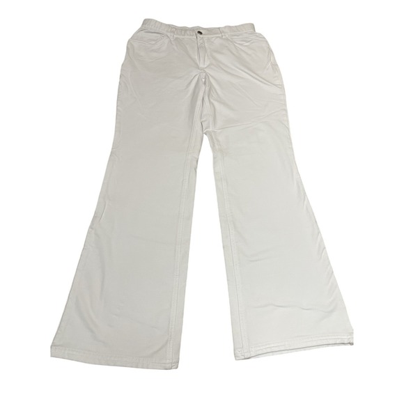 Studio by Denim & Co. Regular Classic Denim Ankle Jeans Pants White Size 12 - Picture 1 of 4